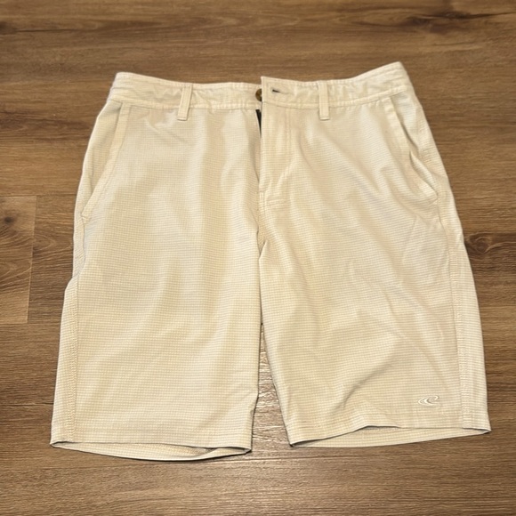 O'NEILL Men's Beige Hybrid Shorts - Water Resistant. Size 32 - Picture 1 of 7